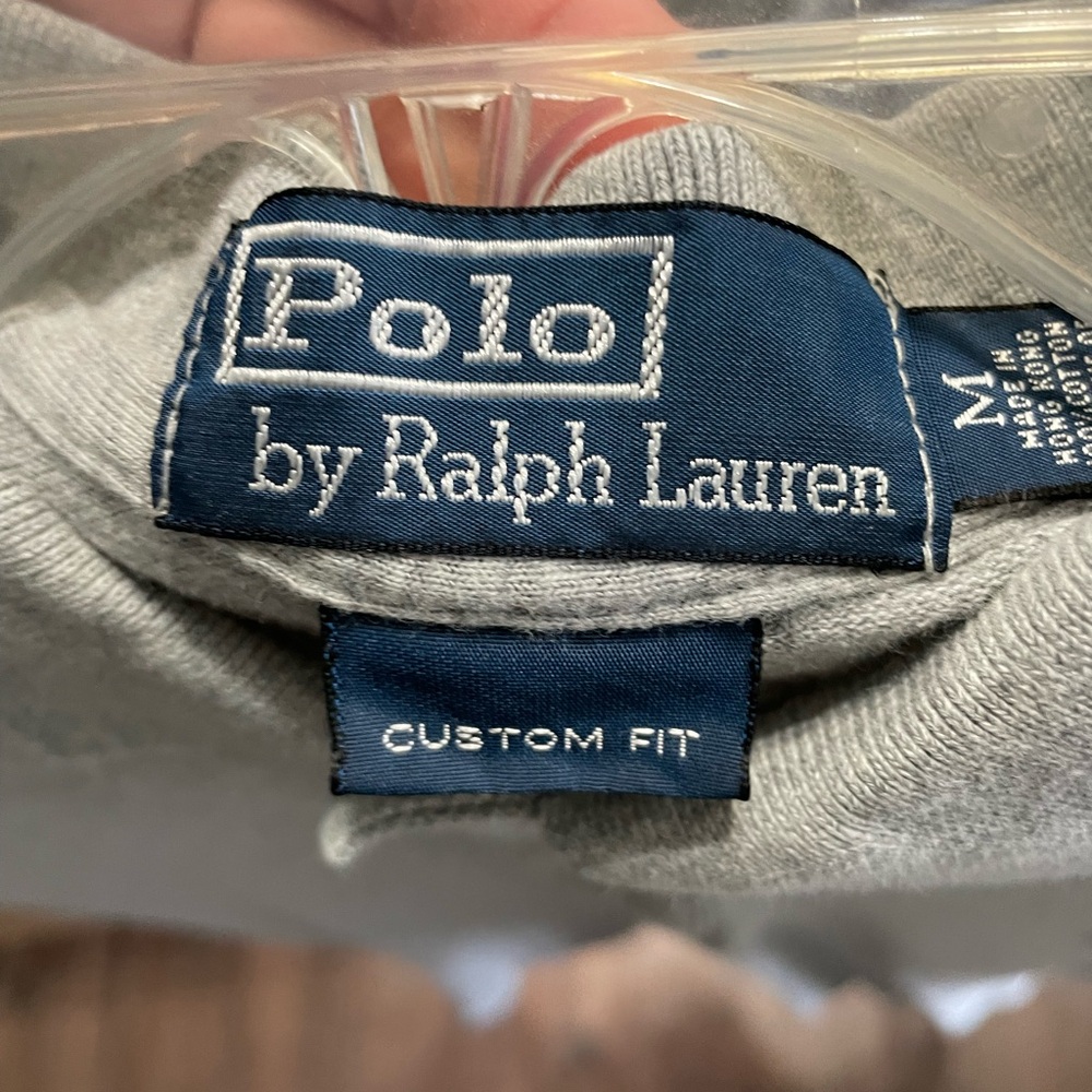 Men’s Polo by Ralph Lauren Classic Gray Polo Shirt. Size M. - Picture 3 of 3